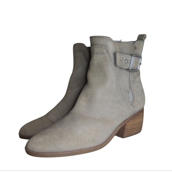 Lucca Lane Meyna Taupe Suede Ankle Boots – Size 7 - Picture 6 of 15